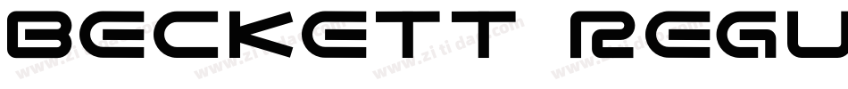 Beckett Regular字体转换